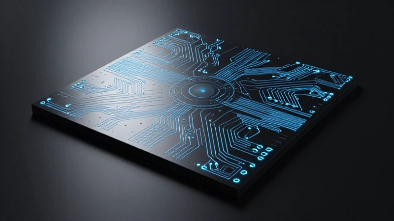 Material futurista brilla en sombras dramáticas