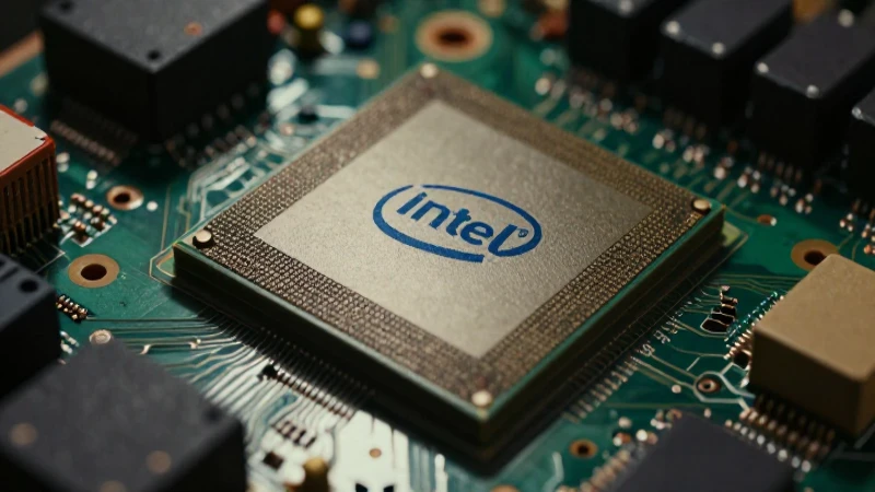 Foto antigua de procesador Intel con grano