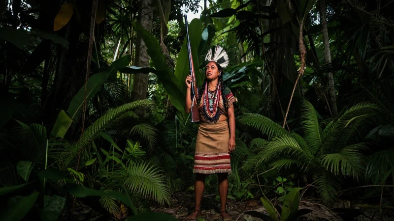 Cuáles son los eventos clave en la historia contemporánea de México 8 Mujer indígena empuña rifle en la selva
