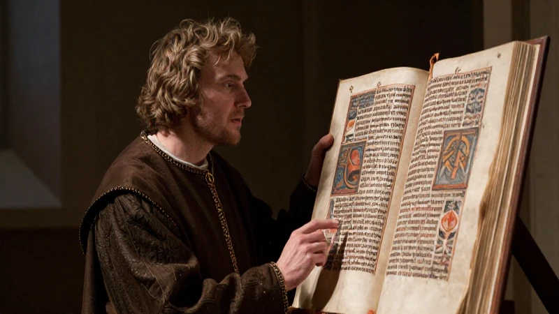 Cuál es la evolución y línea de tiempo de la oratoria 4 Erudito medieval predica iluminado bajo luz dramática