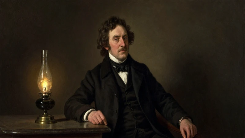 Retrato victoriano con sombras y luz suave