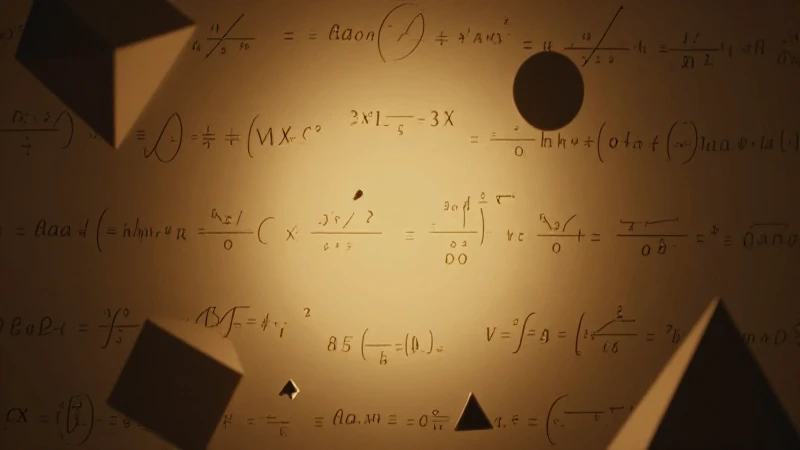 cómo ha evolucionado la historia del álgebra lineal 8 Formas geométricas iluminadas con luz cinematográfica