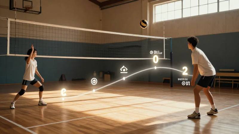 Historia del voleibol: Mapa conceptual desde 1913 hasta hoy 4 Voleibol vintage iluminado con línea temporal abstracta