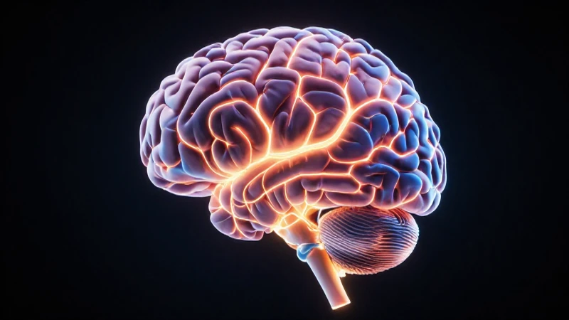 Cerebro brillante con conexiones neuronales lumínicas