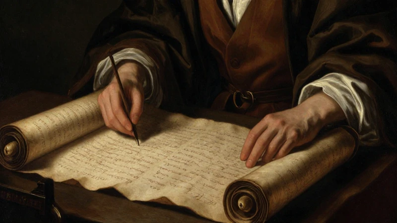 Filósofo ilustrado retratado con estilo barroco