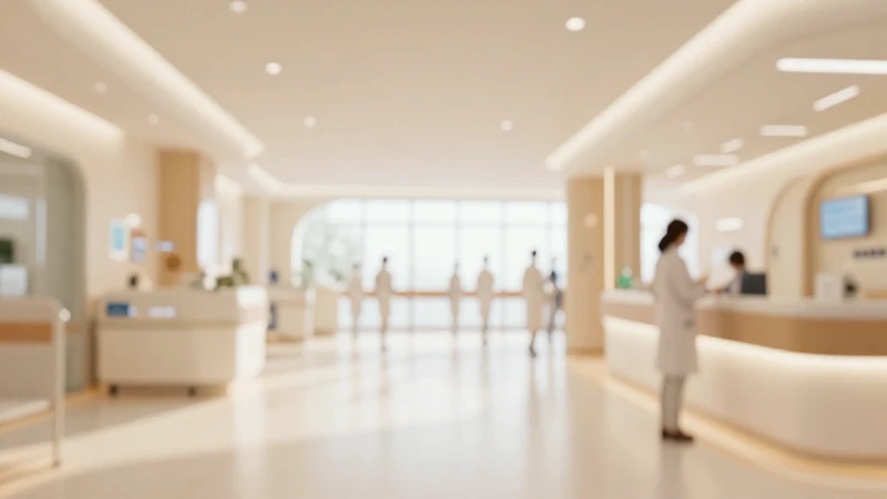 Qué es el organigrama y funcionamiento del Hospital Santa Lucía 8 Interior hospitalario cálido y difuso