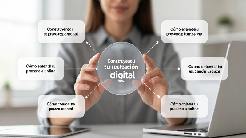 Mapa mental para gestionar la reputación online