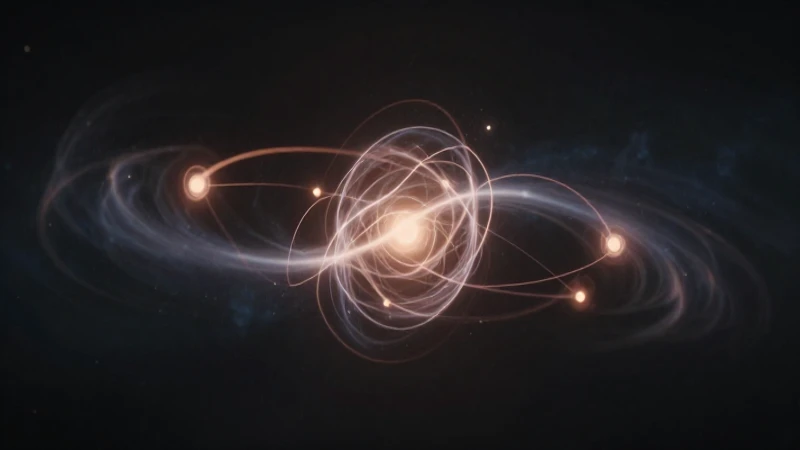 Ondas gravitacionales dibujan brillo cinematográfico cercano