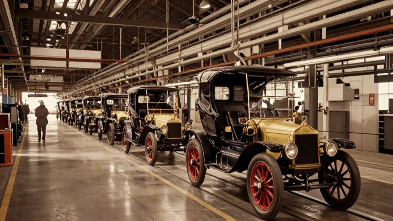 El Modelo T revolucionó la producción automotriz