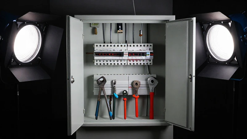 El Esquema de instalación eléctrica: todo lo que necesitas saber 5 Paneles eléctricos, herramientas y luces desde arriba