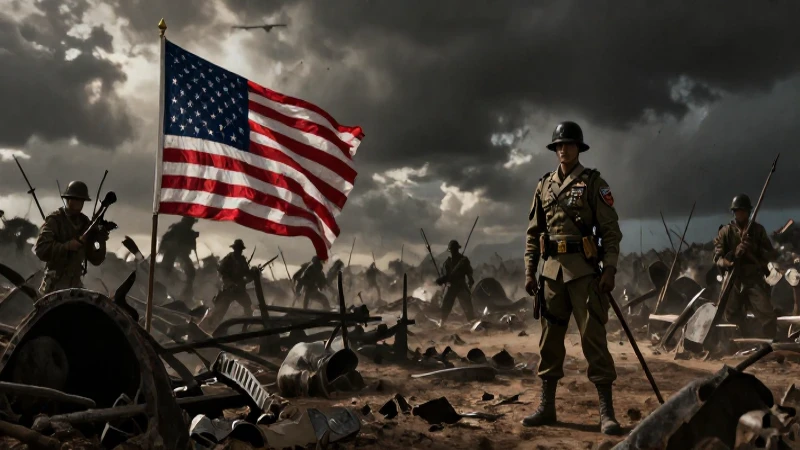 Soldado mexicano, bandera estadounidense, campo de batalla