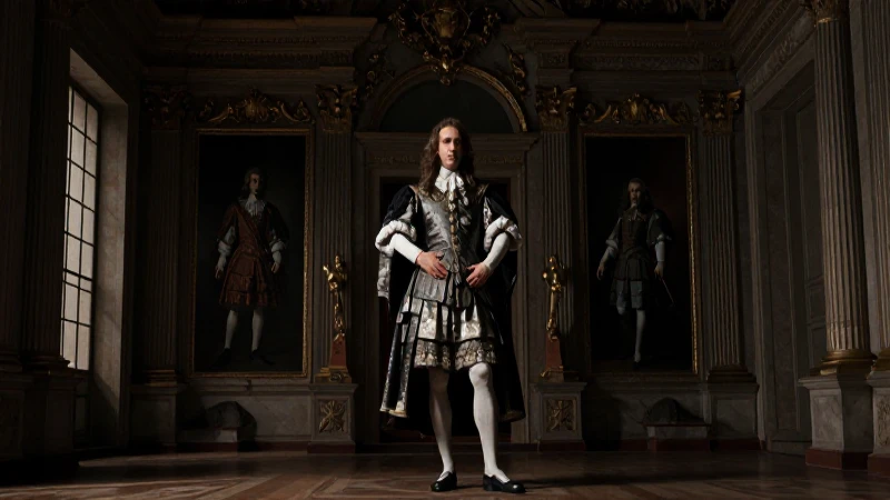 Retrato barroco del Palacio Imperial Maximilian