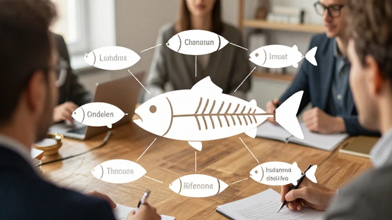 Lluvia de ideas con diagrama de espina de pescado