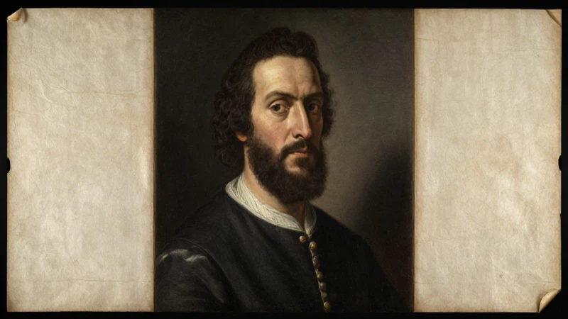 Un retrato histórico con fuerte contraste lumínico
