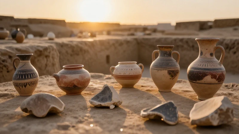 Restos arqueológicos evocan historia y luz dorada