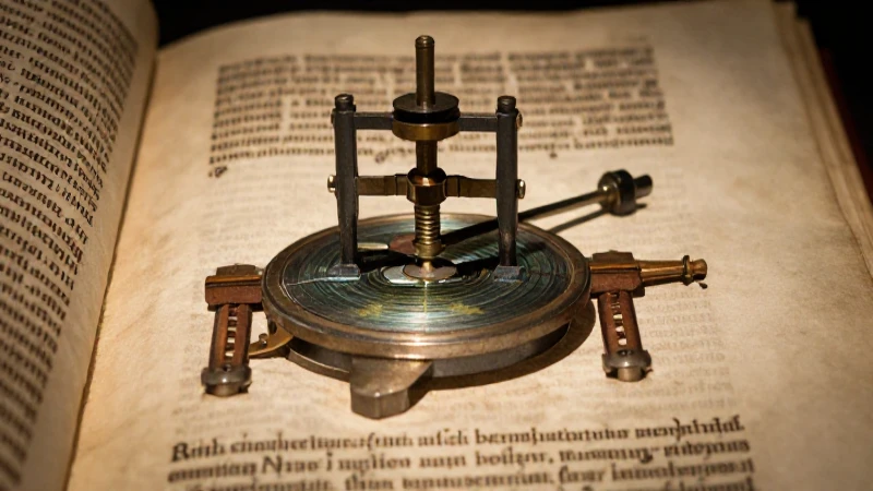 Manuscrito antiguo iluminado bajo luz dramática