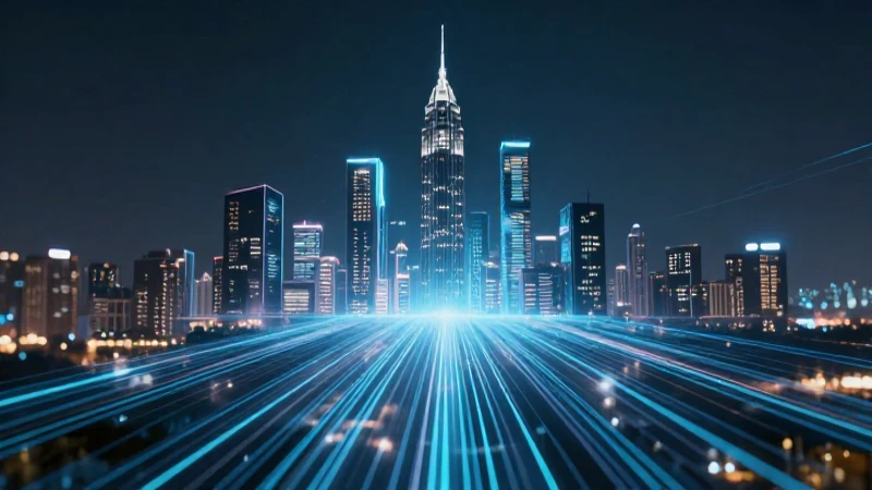 Cuáles son las etapas clave de la evolución del marketing 7 Horizonte urbano futurista, datos holográficos e iluminación volumétrica