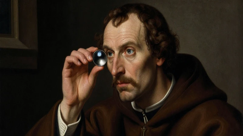 La evolución del microscopio: línea del tiempo interesante 3 Bacon pintó retratos con luces y sombras