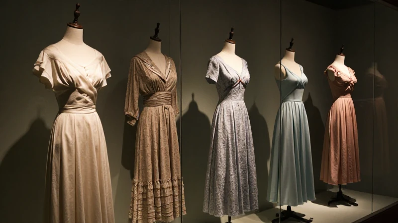 Vestidos antiguos, reflejos suaves y cinematográficos
