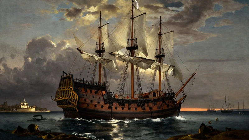 Línea del tiempo sobre la llegada de los españoles 9 Galeón español junto a costa isleña histórica