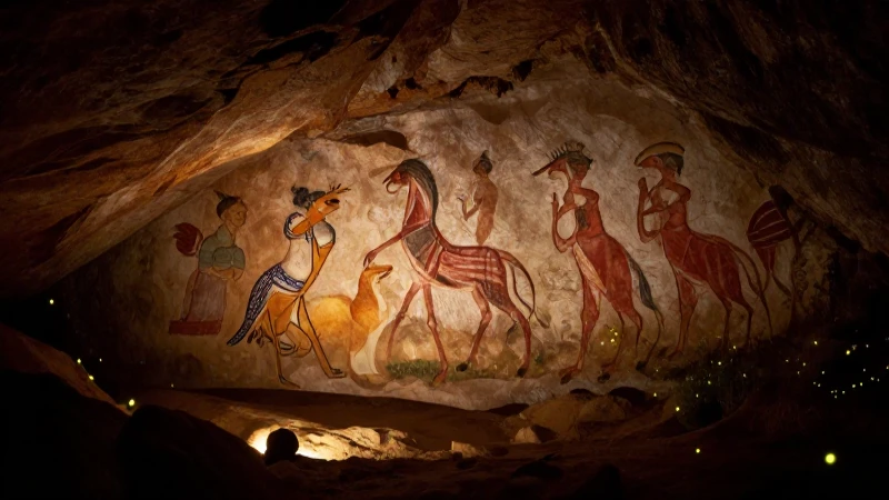 Cuál ha sido la evolución y la línea de tiempo de la luz 10 Arte rupestre hiperrealista iluminado con contraste