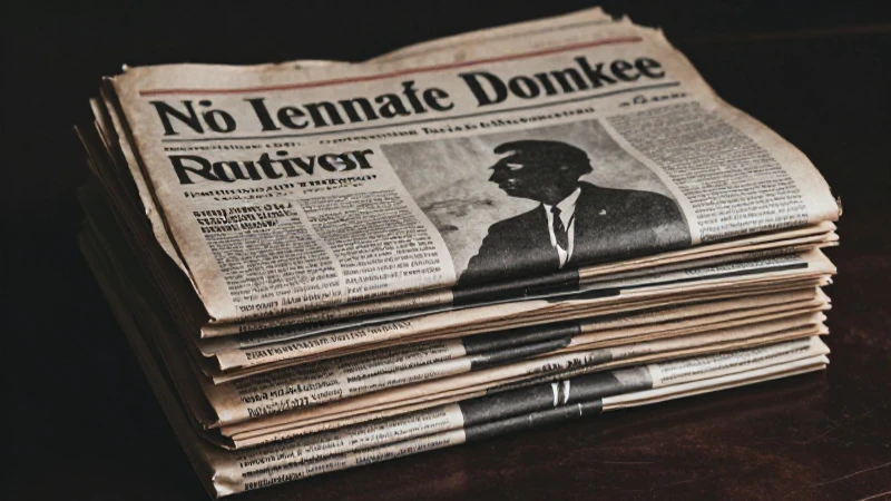 Periódicos antiguos, periodista y sombras dramáticas