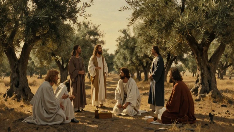 Jesús enseñó en el cálido entorno rural