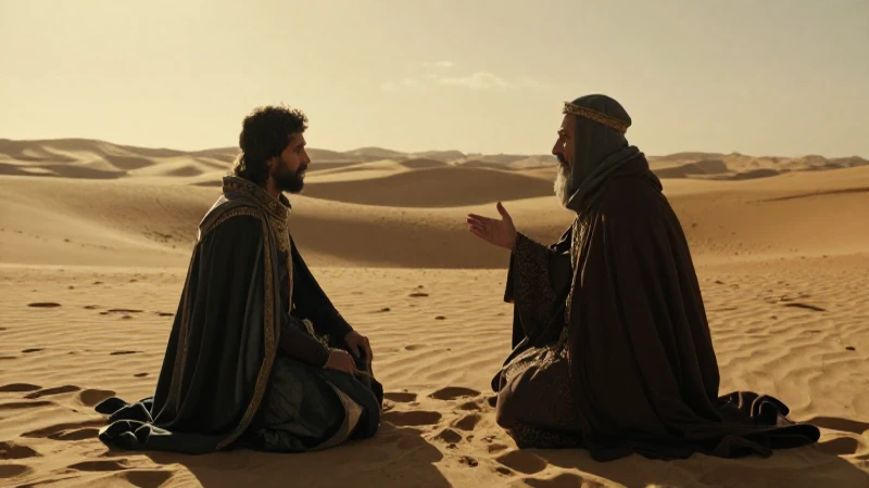 Ricardo e Saladino negociaron en el desierto