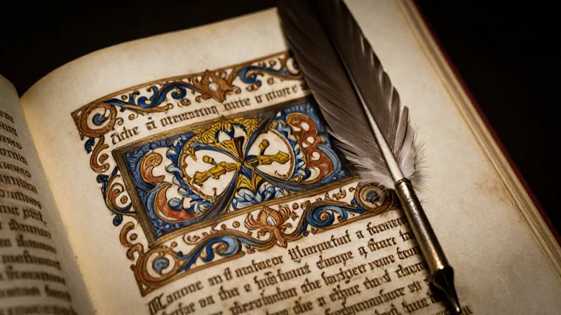 Página manuscrita barroca con pluma contrastada