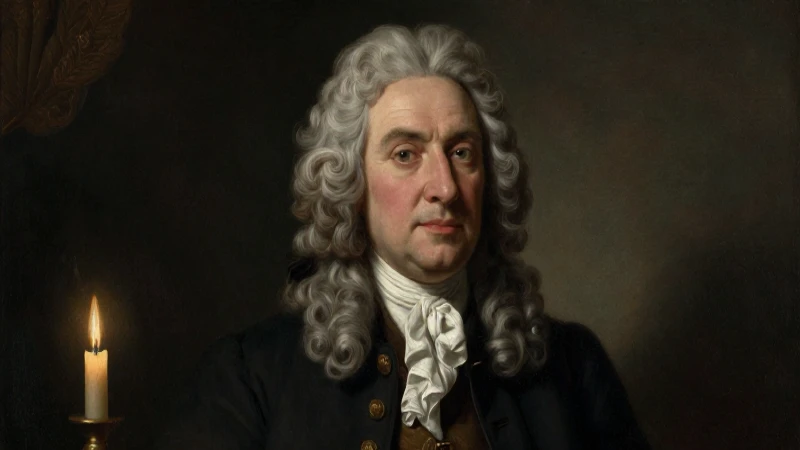 Retrato anciano de Euler, luz suave y clásica