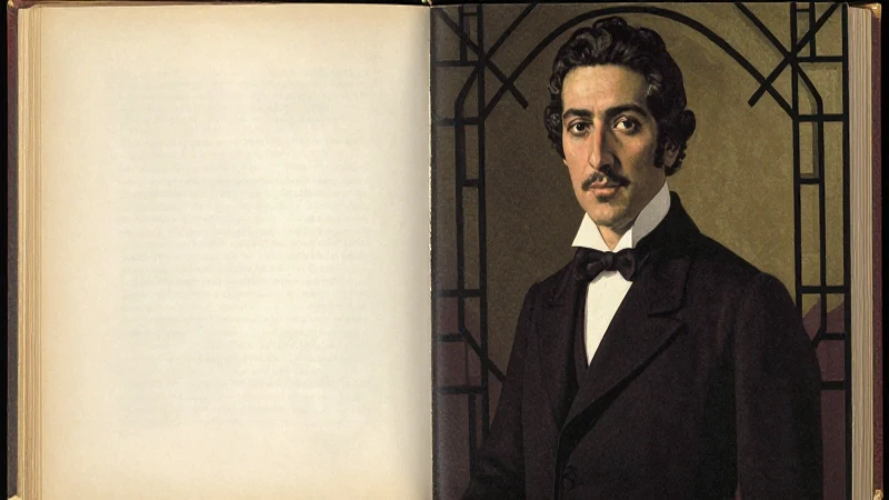 Retrato antiguo de Valdelomar con claroscuro