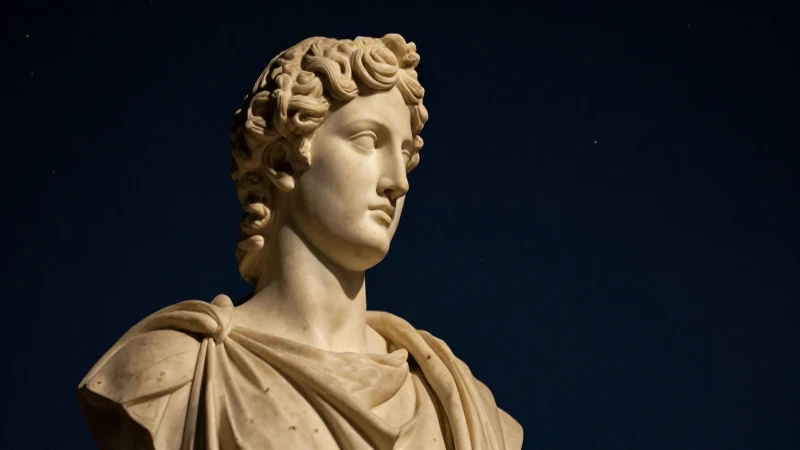 Cuál es la línea de tiempo de la filosofía griega 9 Busto griego antiguo bajo cielo estrellado