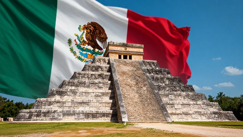 Descarga la Línea de Tiempo de la Historia de México Aquí 10 Bandera mexicana, pirámide azteca, luz cinematográfica