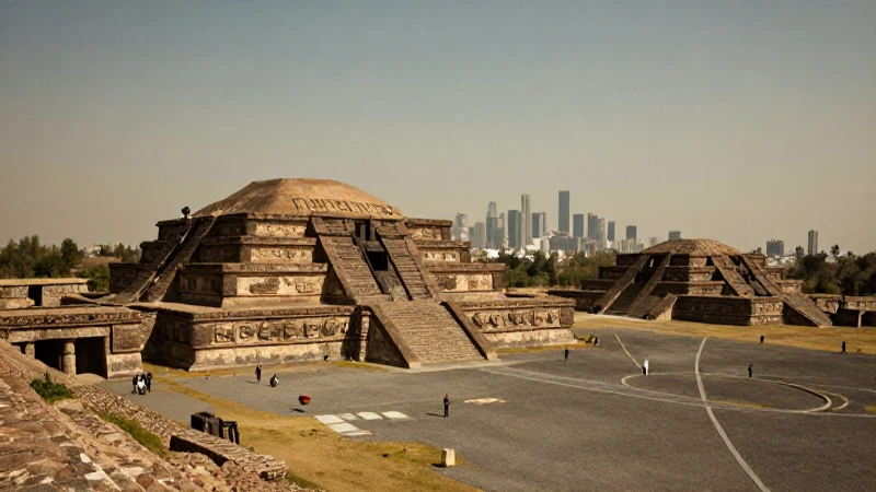 Descarga la Línea de Tiempo de la Historia de México Aquí 9 Ruinas aztecas antiguas con luces cálidas