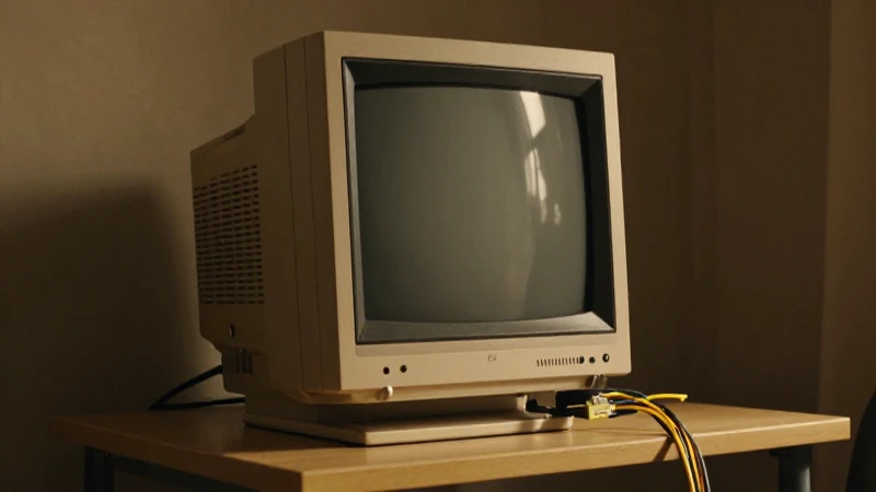 Tecnología retro bañada en luz cálida