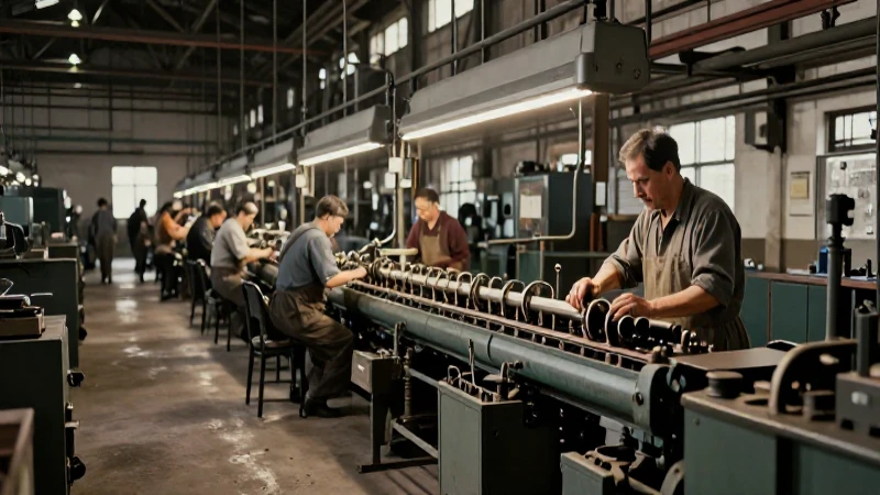 Cómo ha evolucionado la industria a lo largo del tiempo 5 Producción masiva industrial de principios del siglo XX