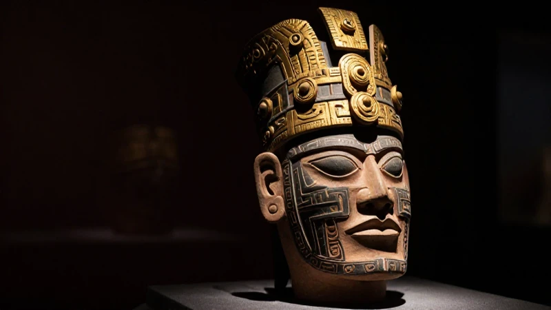 Guerrero mochica, cerámica dorada y ancestral grandeza