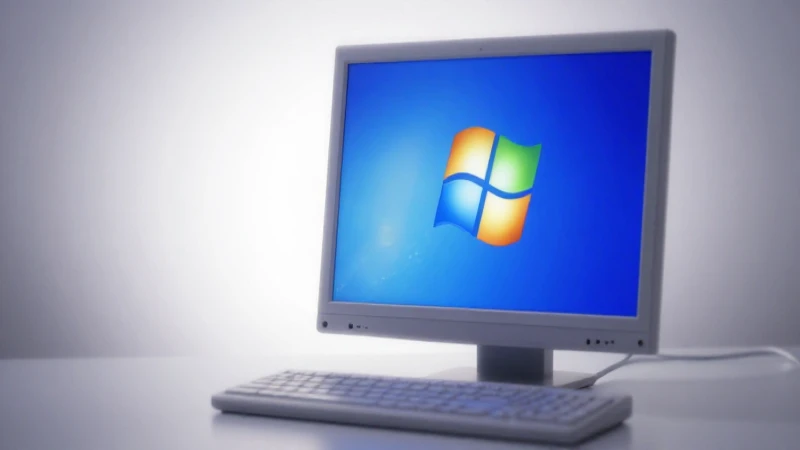 Pantalla antigua con brillo suave