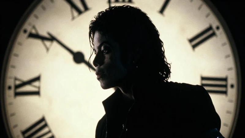 Línea de tiempo de Michael Jackson 6 Sombra de Jackson en estilo cine negro