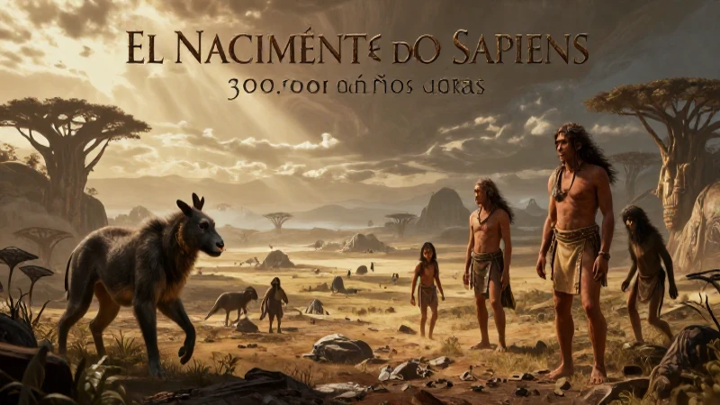 El hombre antiguo emergió en una era remota