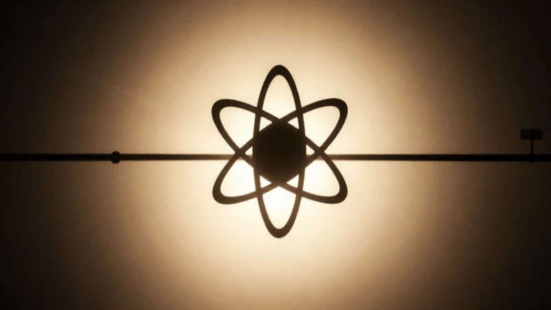 Silueta atómica con iluminación cinematográfica dramática