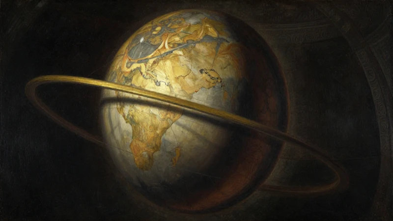 Línea de tiempo del Renacimiento: Hitos y avances clave 5 Estudio renacentista, esfera celeste, óleo dramático