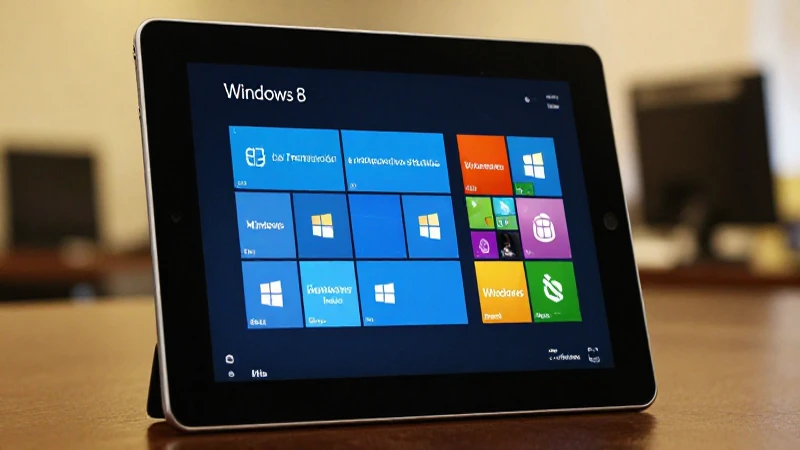 Windows evolucionó a interfaces táctiles