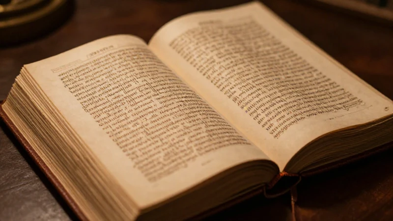 Biblia antigua iluminada con cálida luz cinematográfica