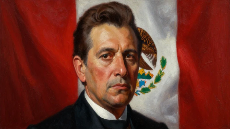 Retrato de Juárez al óleo, dramático e intenso