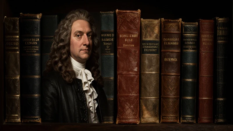 Retrato barroco de Newton y Leibniz