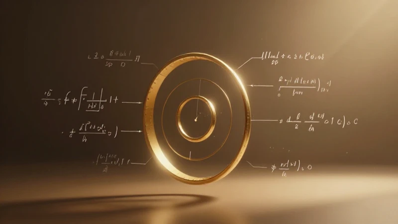 Ecuaciones matemáticas doradas, suaves y cálidas