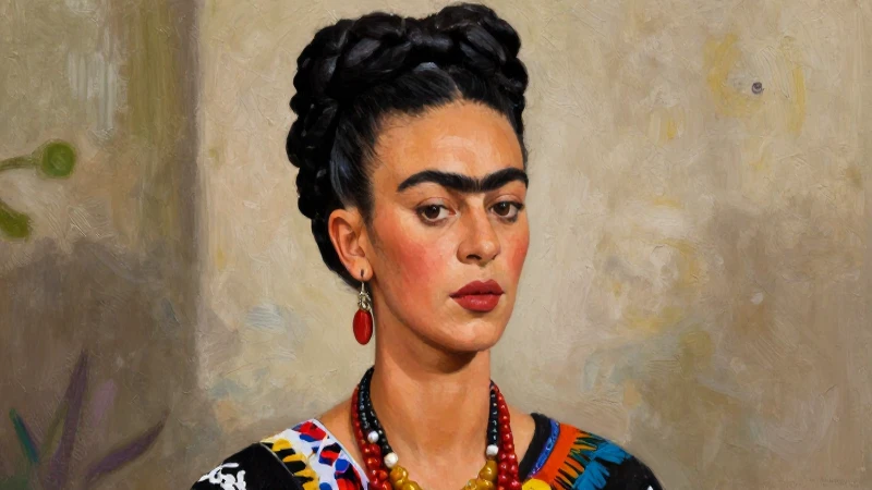 Autorretrato de Frida Kahlo, mexicano y cercano