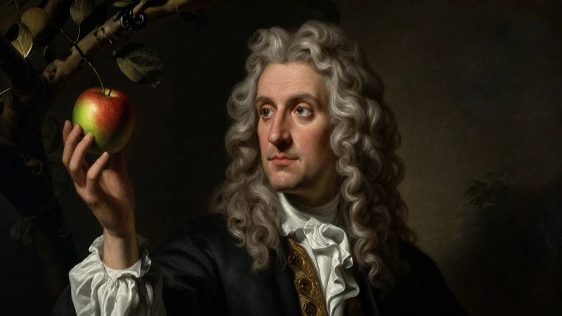 Cuáles son los hitos y descubrimientos clave de Newton 9 Newton, manzana y claroscuro barroco