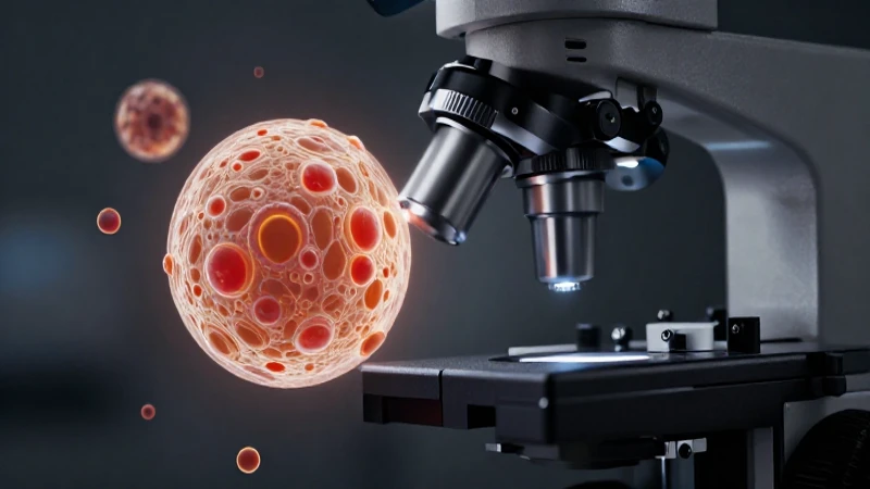 Microscopía electrónica revela estructuras celulares detalladas